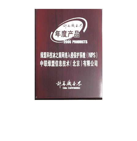 2006年度AG公司科技冰之眼网络入侵保护系统